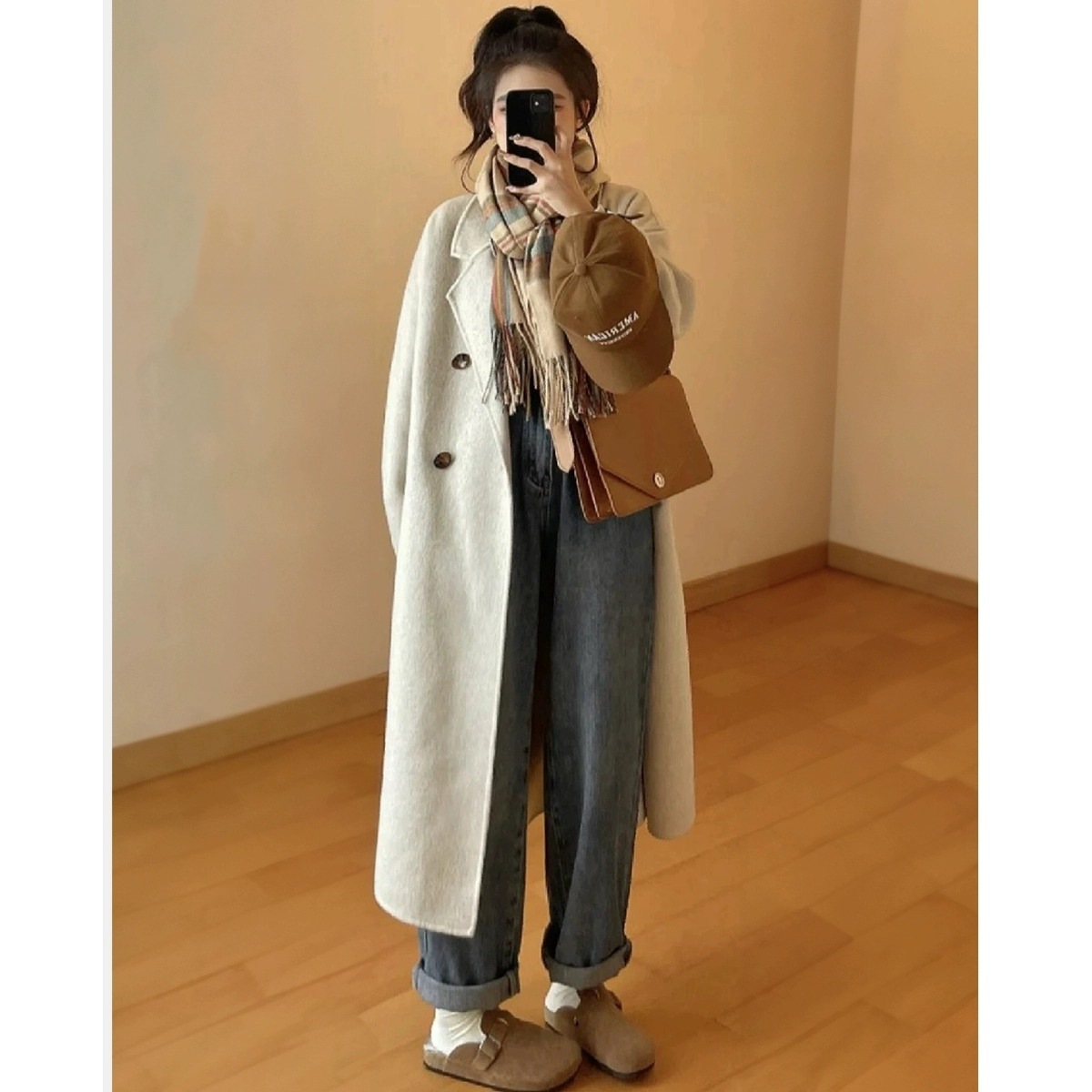 Lady Plush Closed-Toe Open-Toe Autumn Bedroom Comfortable Breathable Slippers Indoor Shoes_voghion.com