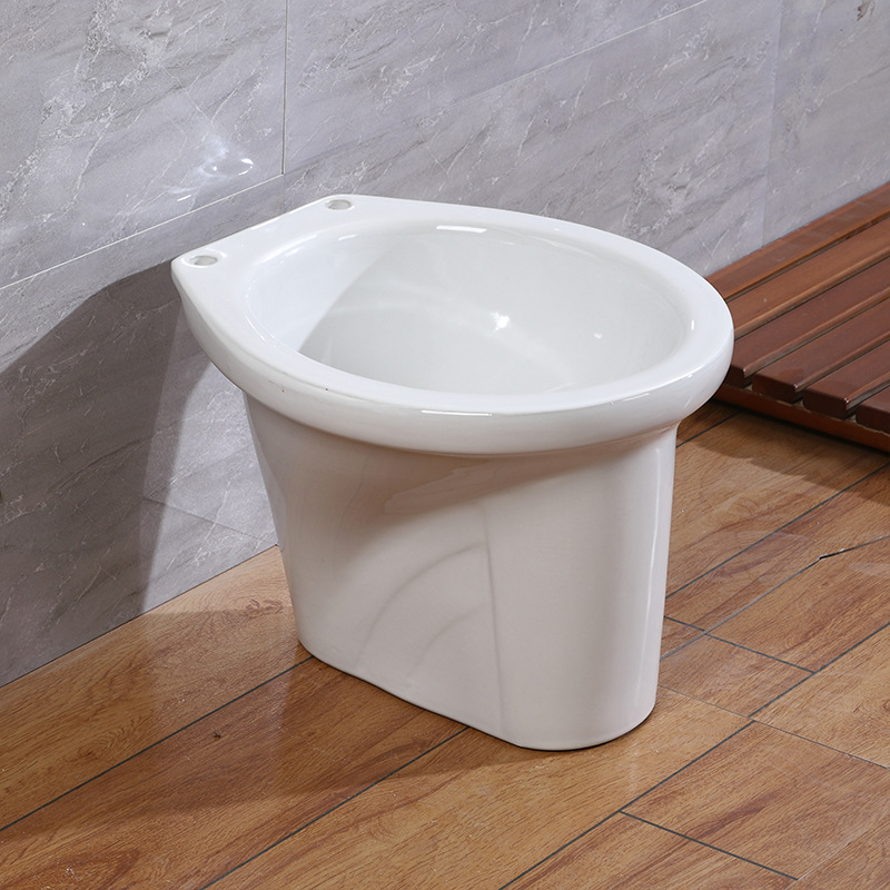 Filipinas, Tailandia, América del Sur, inodoro de cerámica con descarga manual, inodoro, sifón, tanque sin tanque de agua, bowl