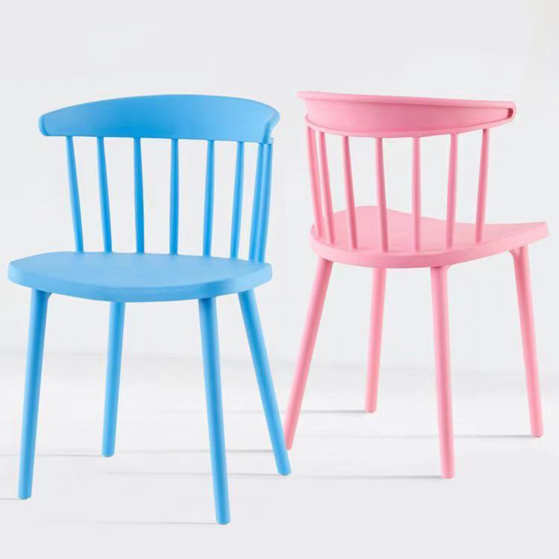 Inicio negociación Silla de escritorio perezoso respaldo Silla de comedor silla de oficina moderno estilo minimalista plástico ocio silla al por mayor