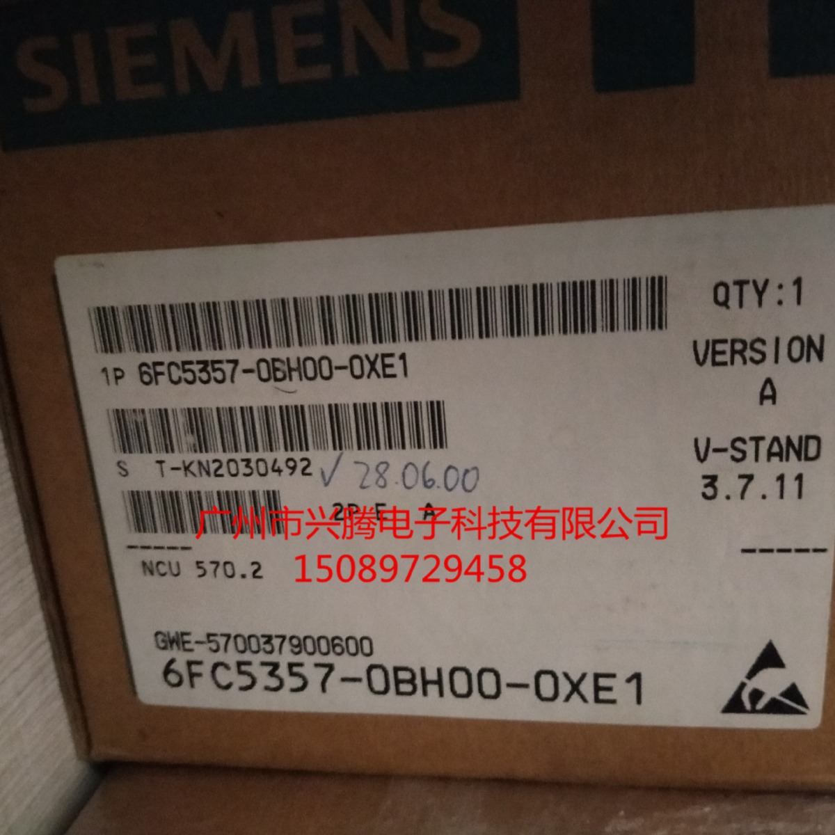 6FC5357-0BH00-0XE1 议价西门子全新原装现货