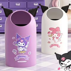 クロミの漫画のゴミ箱の家庭の内外の双桶の客間の寝室の紙のかごの台所のトイレの大きいサイズの衛生桶