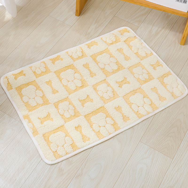 Otoño e Invierno nueva manta para mascotas perro manta de tela invierno cálido gato durmiendo manta transfronteriza máquina lavable manta toalla