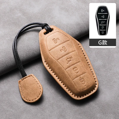 Car key bag – Seal 06 Five-Key Gt Sea - byd-g-model-orange-cover-hand-strap