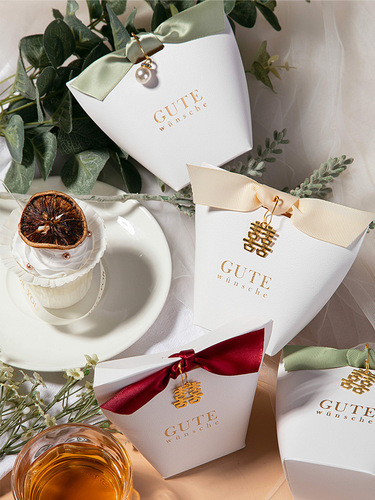 Creative sugar box ins style wedding sugar box wedding new wedding sugar bag internet celebrity niche gift box