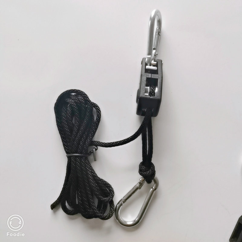 금속 바퀴-2.4m 검은 로프-1/가방 포장