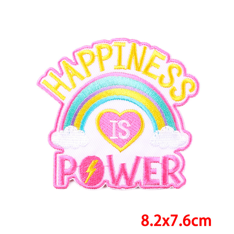 6g Weight Clothing Sticker Patches Classification 1 Piece Quantity Embroidery thread Material Letter Pattern Cute, Classic Style Style 1 Piece Cute Classic Style Letter Embroidery Thread Clothing Sticker Patches 4