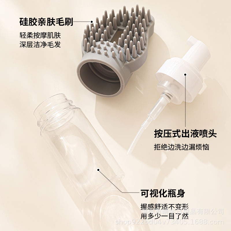 跨境宠物洗澡刷多功能泡沫洗澡一体硅胶搓澡沐浴刷猫狗清洁梳毛器|undefined