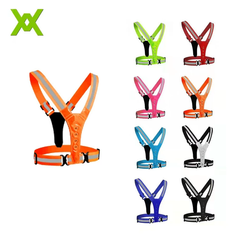 Yongkang Wanxiao защитный светоотражающий жилет светодиодный ночной бег езда Светоотражающая одежда светоотражающий жилет