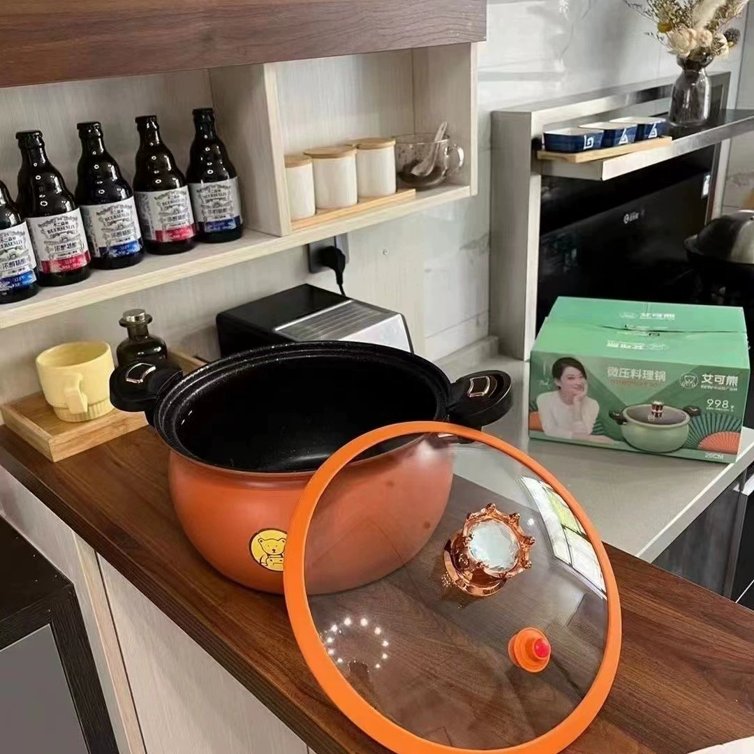 艾可熊 Fat Dudu micro -pressure cooker 7 liters of non -stick pot Multifunctional stewed soup pot Mai rice stone pressure cooker