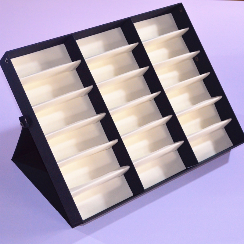 Caja de exhibición de gafas directas de fábrica 18 gafas multifuncionales caja de exhibición de gafas de sol caja de exhibición