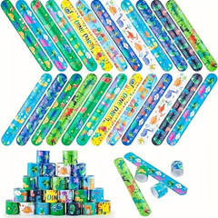 Amazon Dinosaur Clicky Ring PVC Jurassic Clicky Ring Bracelet Set of 48/72 Clicky Fun