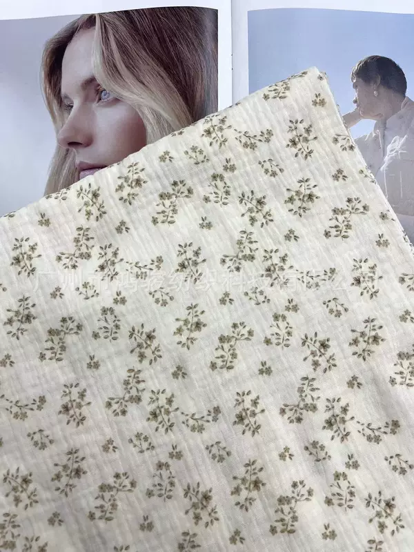 Хлопковый детский пижамный комплект из марли тканей, детская одежда