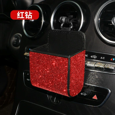 Bag with Diamonds, Car storage bag/box - full-diamond-storage-bag-red-diamond