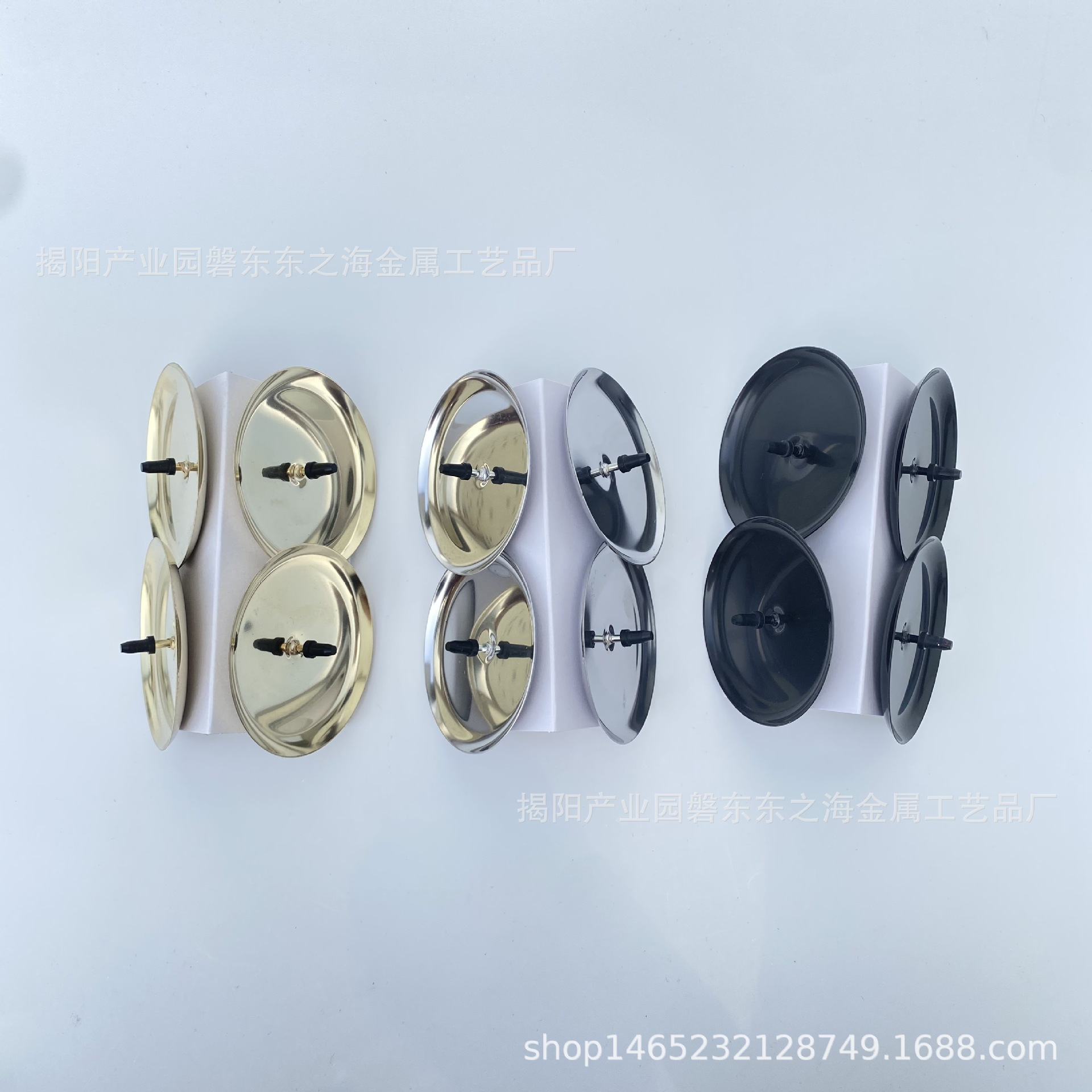 厂家飞碟万圣诞节礼品蜡烛台蜡烛杯蜡烛夹子 五金铁制冲压多色