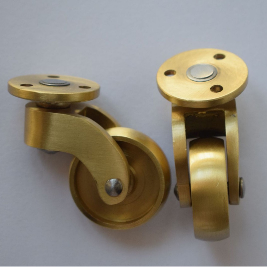 生产铜家具脚轮 沙发轮 圆杯方杯丝杆插杆家具家居桌椅轮 推车轮