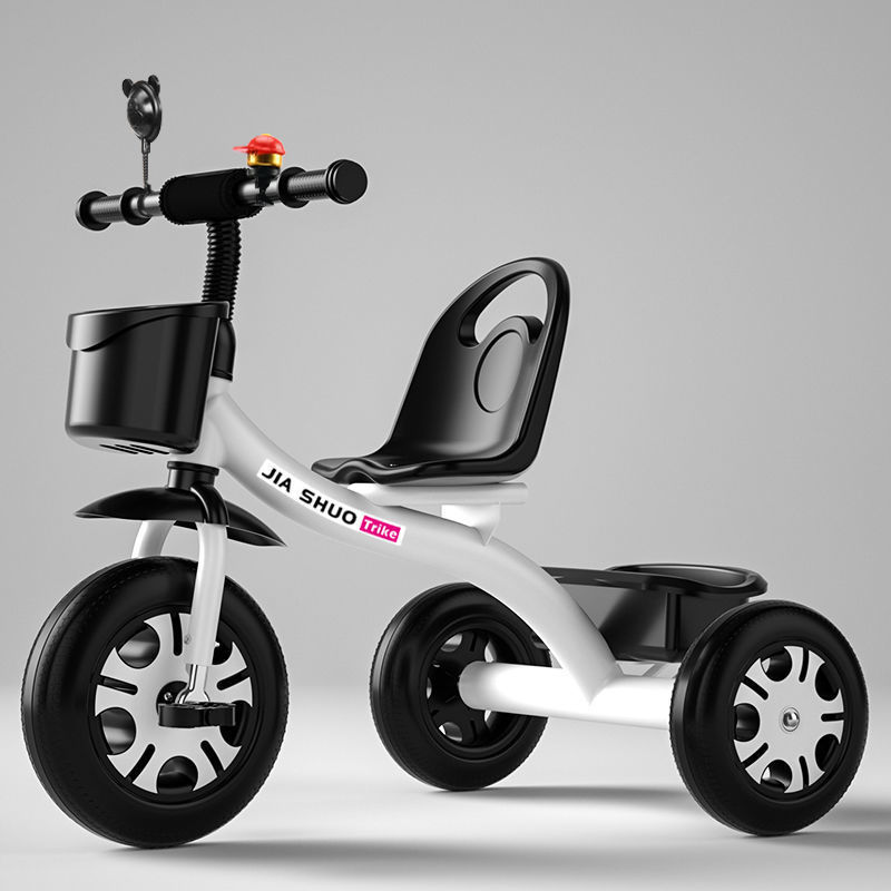 Nuevo triciclo para niños, cochecito, bicicleta, cochecito de tres ruedas para bebés de gran tamaño.