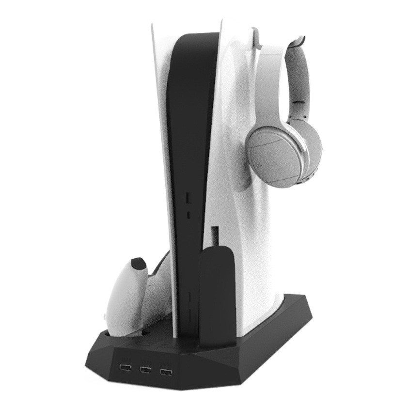 Nuevo producto PS5PRO/PS5 Slim/PS5, base de refrigeración con ventilador DE/UHD, base multifuncional con carga para controladores
