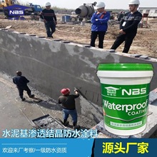 水池地下室隧道抗渗堵漏材料抗冲击力 水泥基渗透结晶防水涂料