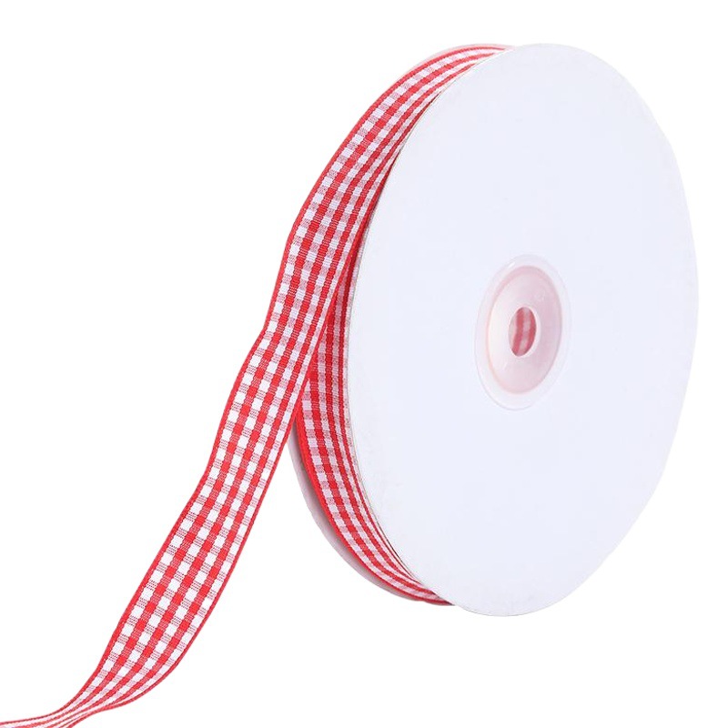 10 m un rollo de cinta de fábrica al por mayor cinta escocesa a cuadros cinta de colegio británico accesorios de ropa cinta a cuadros