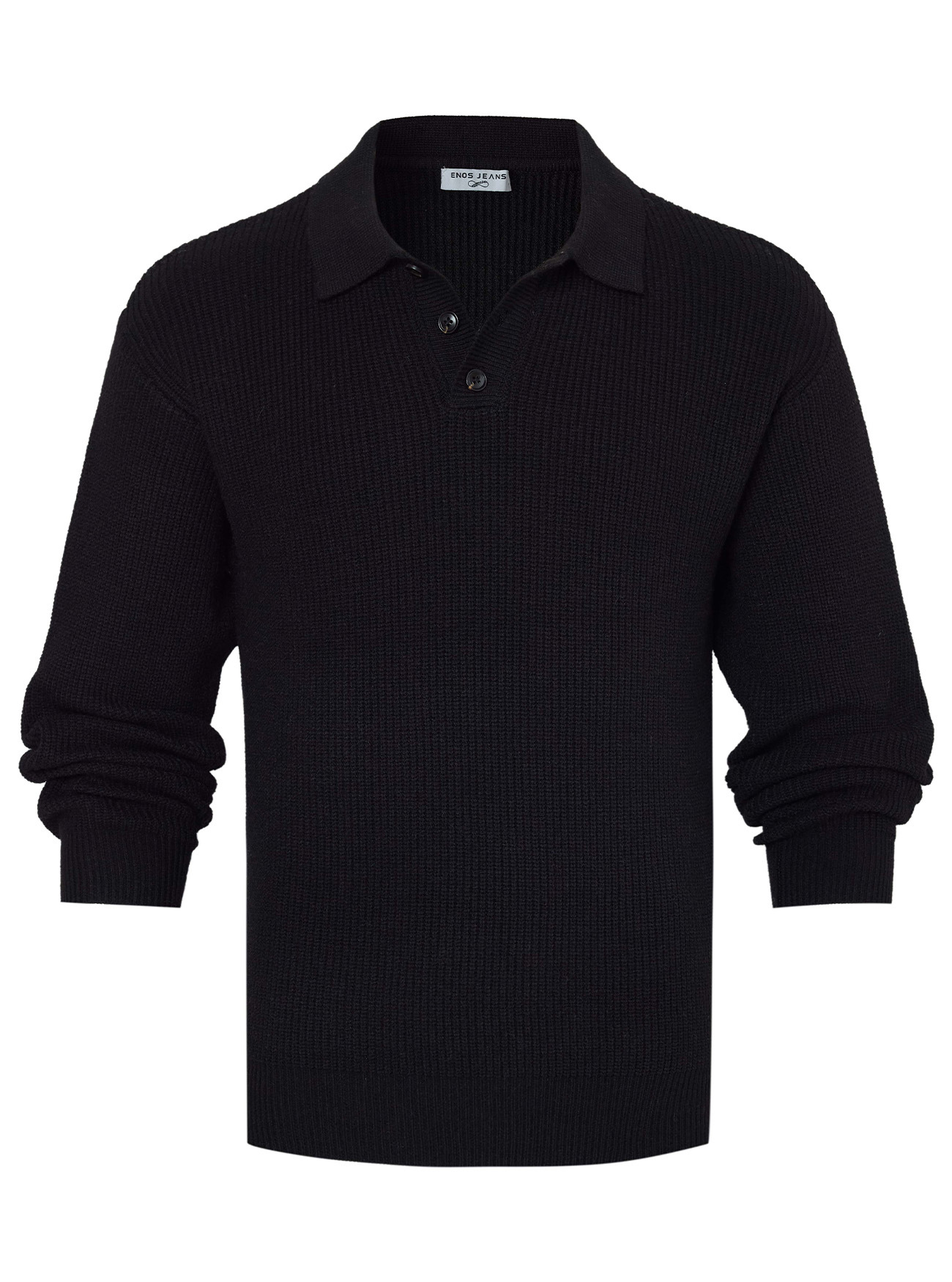 Nuevo otoño invierno transfronterizo nuevo negocio británico retro maduro jersey cardigan chaqueta de cuello chaqueta suéter de hombre