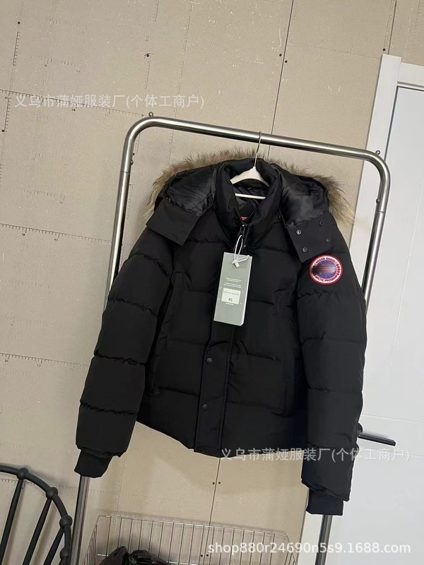 冬の新バージョンビッググースビッグポケットメンズダウンジャケット女性のカップルパーカーフード付き厚く暖かい防風ジャケット|undefined