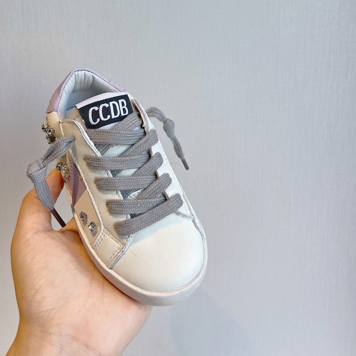 Perceuse cousue à la main pour filles, planche d'étoiles décontractées pour enfants, grands garçons, chaussures simples, petites chaussures sales, 22016_voghion.com