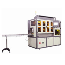 全自动玻璃瓶烫金机2-4色烫金丝印机CE标准多色玻璃瓶丝网印刷机