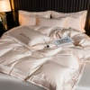 Romani-milkshake white [High-end luxury as silk like satin suitable for naked sleep]