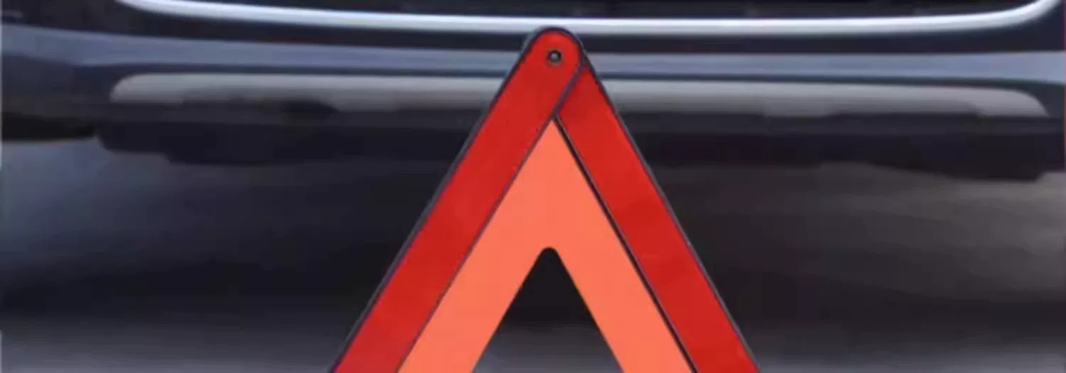 Car-mounted reflective triangular warning sign, vehicle breakdown safety parking sign, tripod sign accessories