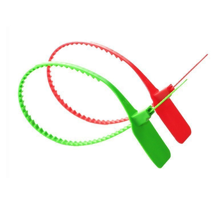 一次性塑料封条 物流施封锁 煤炭封扣物流集装箱塑料铅封园林扎带