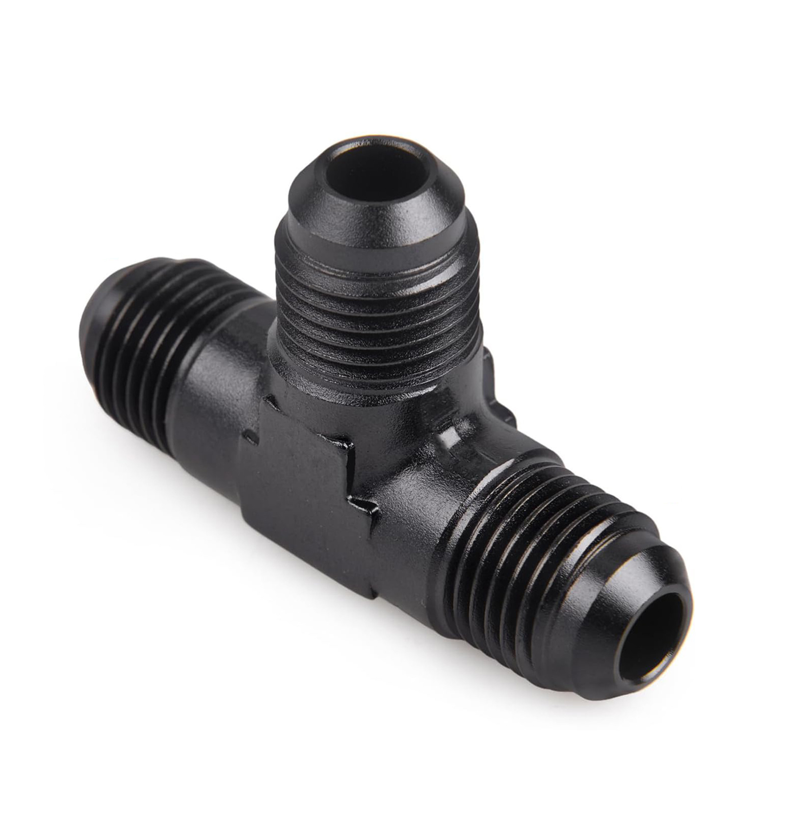 Car modification accessories three-way T-type brake oil pipe connector AN3-AN16 aluminum alloy oil cooling joint