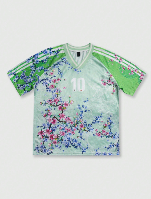 Fábrica directa de verano americano locomotora transfronteriza estilo de diseño de estilo hip hop personalidad camiseta de manga corta al por mayor