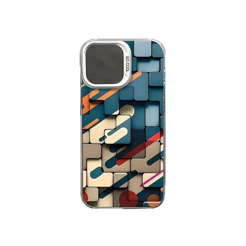 Nuevo cuadrado para iPhone 16 funda para teléfono móvil Apple 15promax/14 personalidad 13pro12 Europa y América 11xr