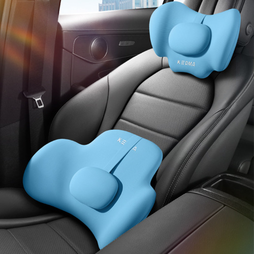Car Headrest, Automotive Pillow, In-Car Driving Seat, Memory Foam Lumbar Support, Car Head and Neck Pillow for Cross-Border International Trade