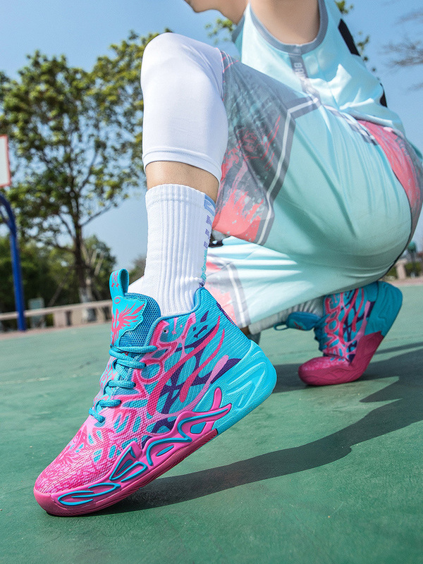 Basketball时尚拉梅洛四代MB4情侣实战篮球鞋舒适防滑男女运动鞋|undefined