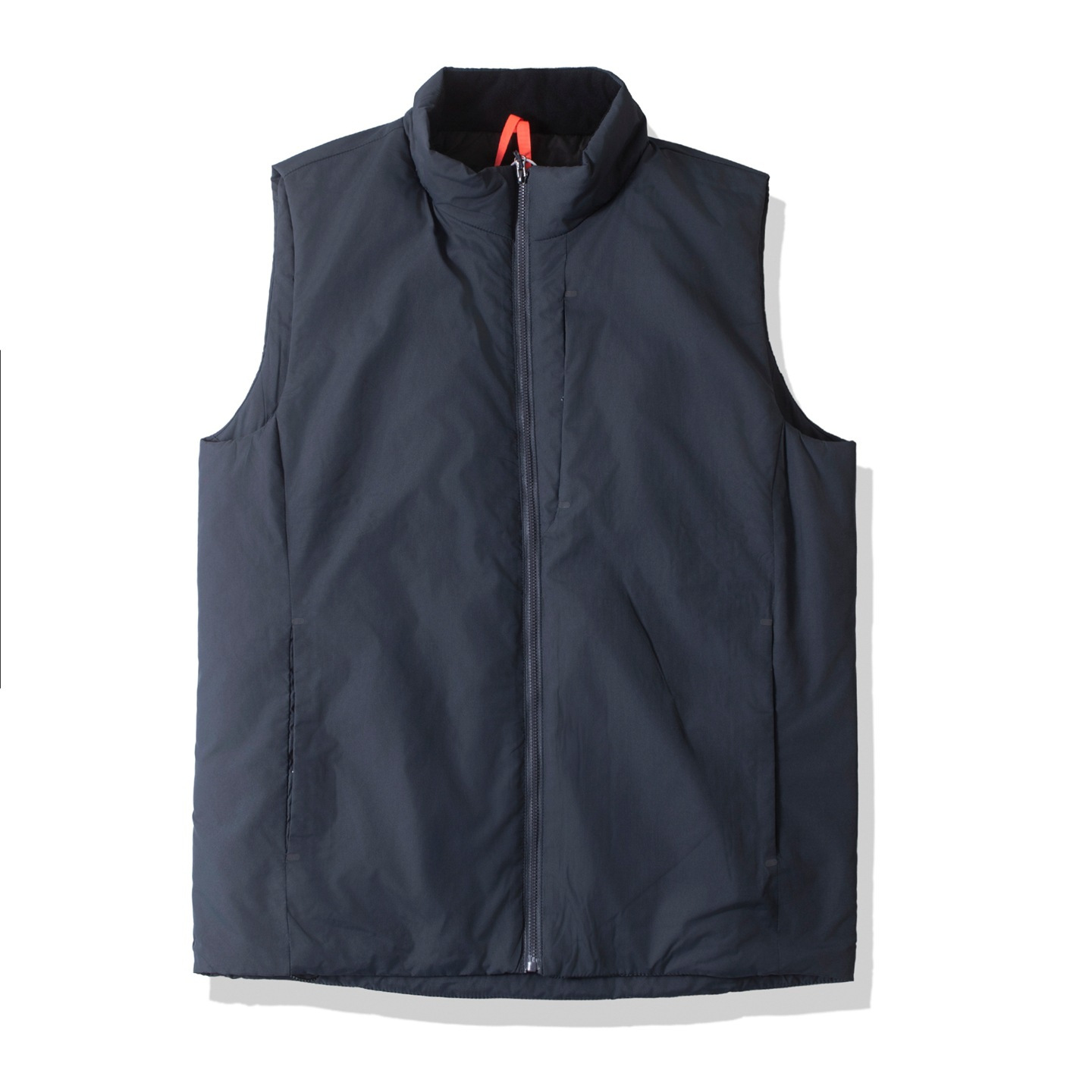 Warm and stylish autumn/winter 2026 new men's outdoor lightweight functional casual stand-up collar cotton-padded vest jacket