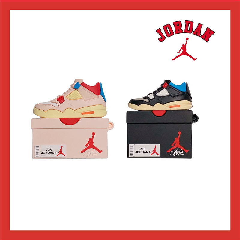 Jordan Shoes Shoe Box Apple AirPods pro Bluetooth Headset Protective Cover 1/2/3 Generation for New Three Generations