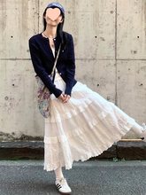 白色花边蕾丝半身裙女春季新款胖mm大码显瘦中长款a字蓬蓬蛋糕裙