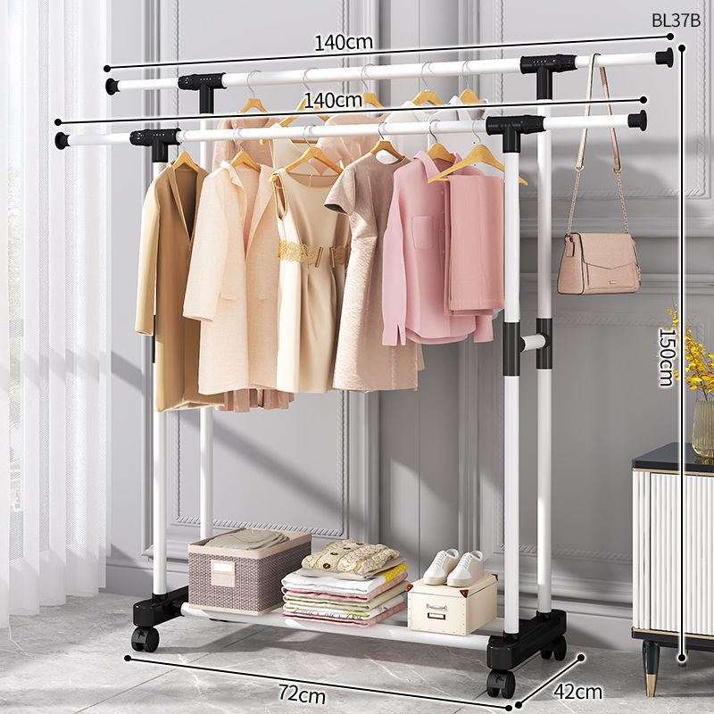 심플 [더블 폴 화이트 더블 확장 플러스 휠 모델] 블랙