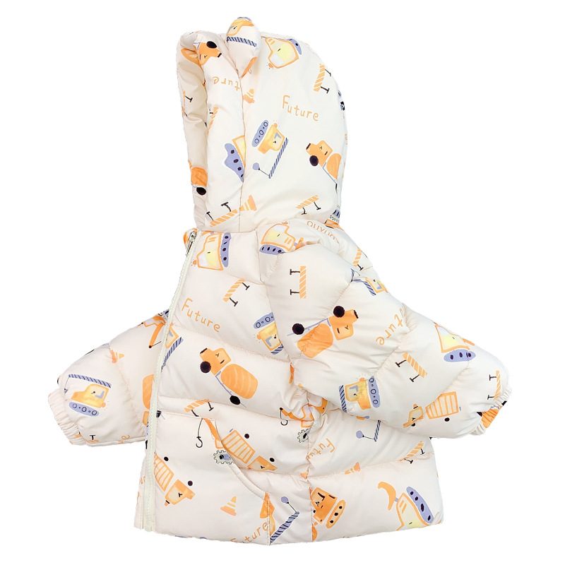 872 Comercio exterior transfronterizo otoño e invierno ropa de algodón para niños más ropa de algodón de terciopelo ropa para niños ropa de algodón para bebés y niños, abrigos de algodón para bebés para niños y niñas