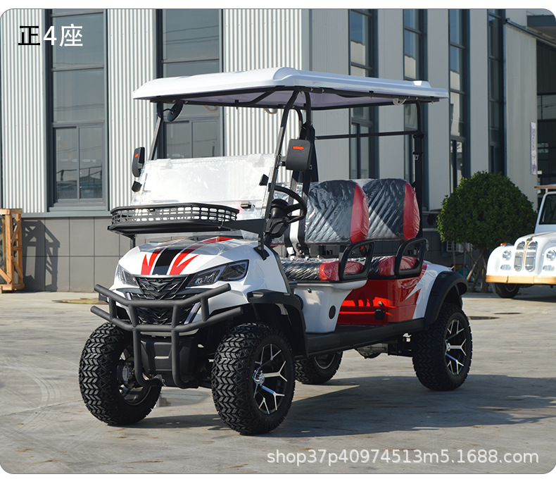 Electric Golf Cart, Sightseeing Car, Scenic Area Viewing Car, Factory Park Shuttle Bus, Beach Car, Four-Wheel Patrol Car