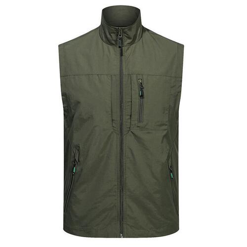 Spring and Autumn Outdoor Men's Vest Jacket Men's Sleeveless Vest Back Vest Youth Vest Group Buying Custom Print Logo
