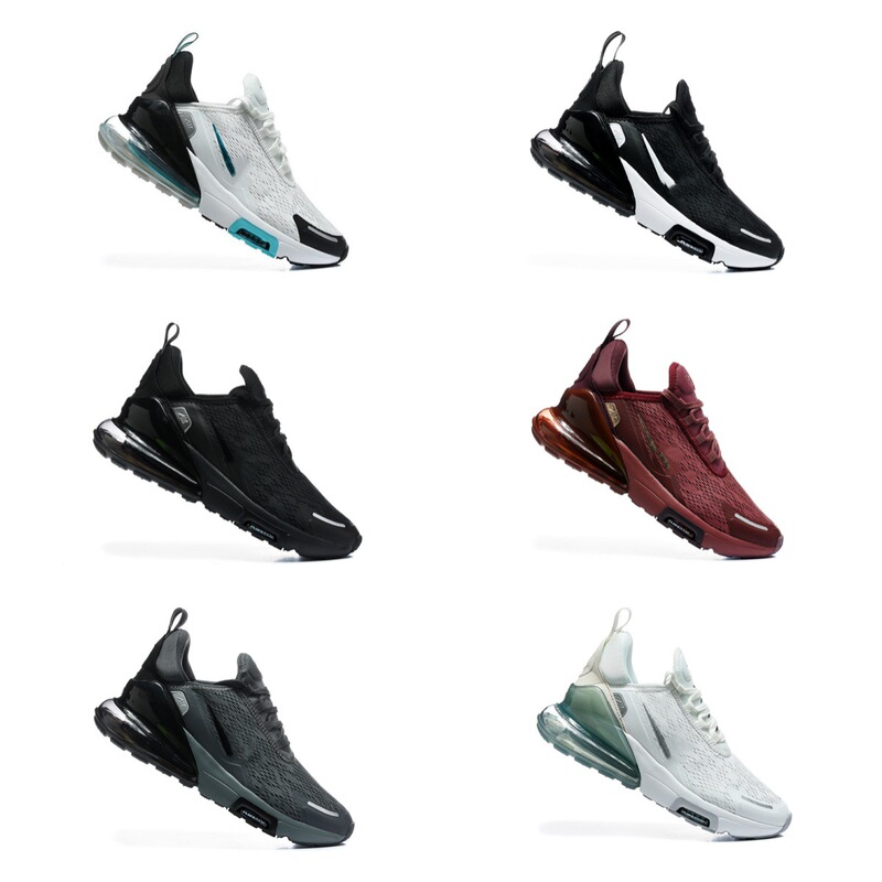 European Air Max 270 Flyknit Breathable Mesh Sports Cushioning Large Air Cushion Casual Men's and Women's Running Shoes