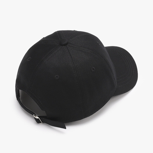 Spring and summer outdoor bare board black men's and women's unisex soft top baseball cap fashionable breathable cross-border European and American baseball cap