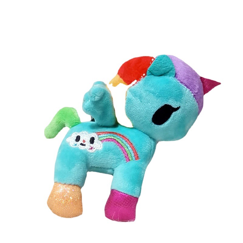 Genuino TokiDoki taoqi DOQI unicornio sirena de peluche juguete llavero muñeca bolsa adornos