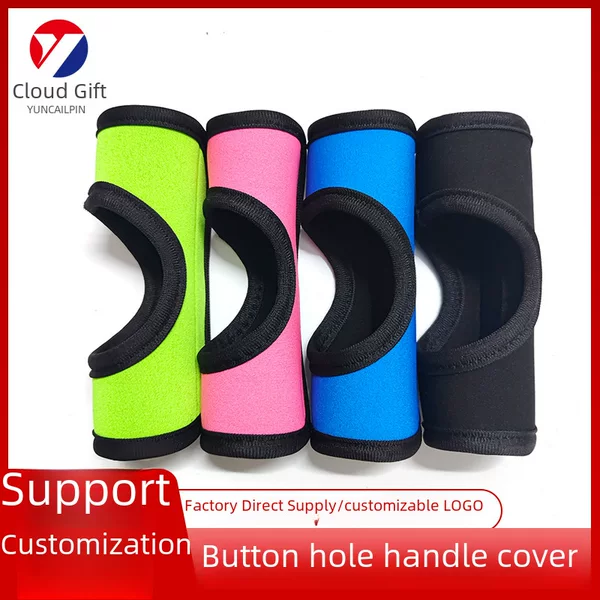 Manufacturer in Stock Wholesale Diving Material Handle Cover Suitcase Grip Cover Multi-Color with Button Opening Handle Pad