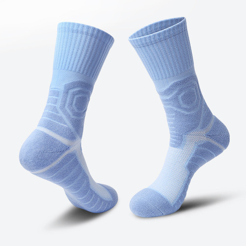 Elite Combat Basketball Socks with Thick Terry Sole Professional Tall-Crew Athletic Socks Men Mid-Crew High-Crew Long-Crew Socks Wholesale