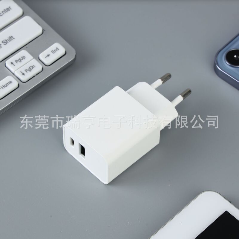 Ruiheng PD20W 1C1A European standard fixed head fast charging head meets EU certification