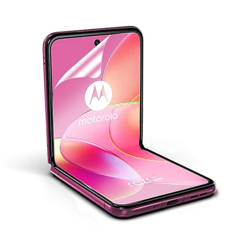 Складная защитная пленка для дисплея Motorola Moto Razr 50 / Razr+ 2024 — внешняя/внутренняя/линзовая опции