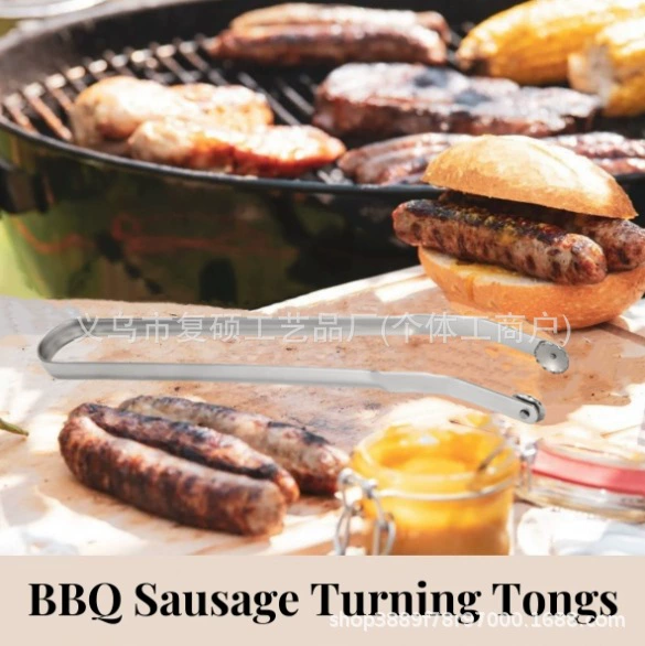 Трансграничный новый BBQ Sausage Turning Tongs Барбекю колбаса поворот плоскогубцы BBQ Барбекю инструмент